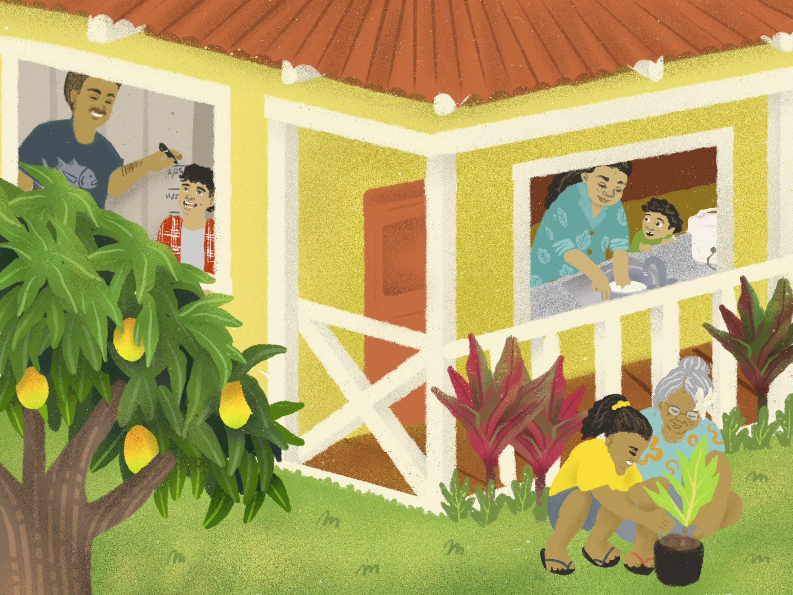 Community listening housing illustration_Bailey Onaga